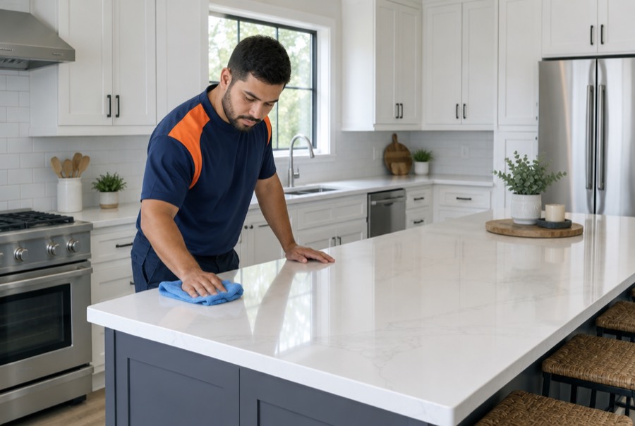 Newly remodeled kitchen